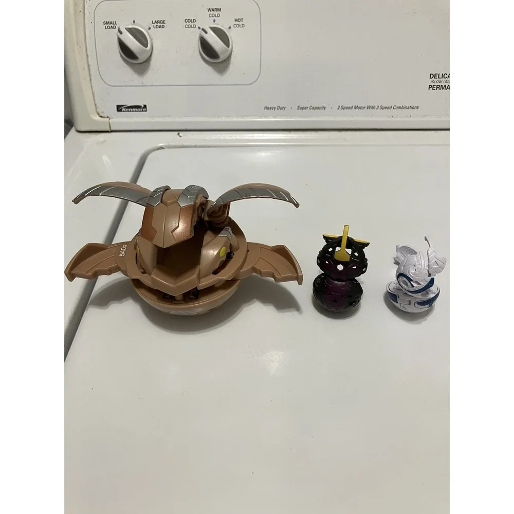 Bakugan Battle Brawlers Lot Of 3 Figures Game Pieces Loose Percival, Midnight,